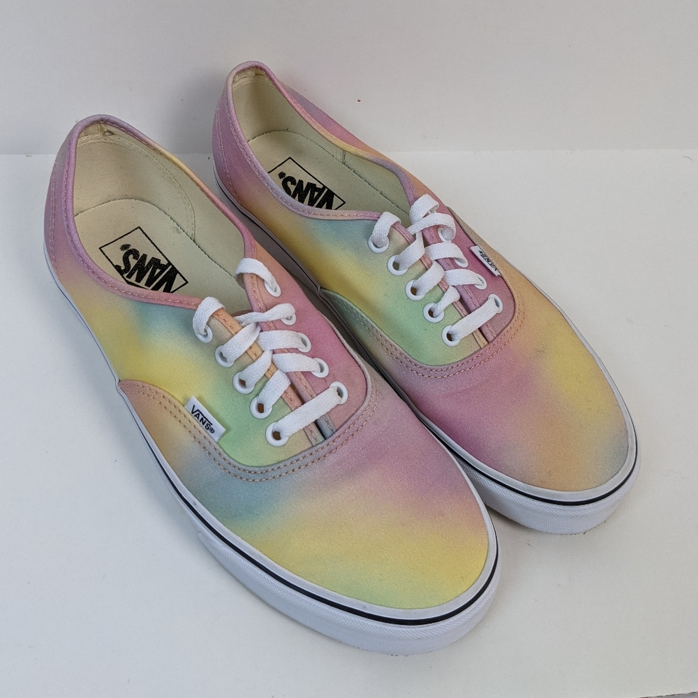 Vans Aura Shift Pastel Tie Dye Rainbow Sneakers